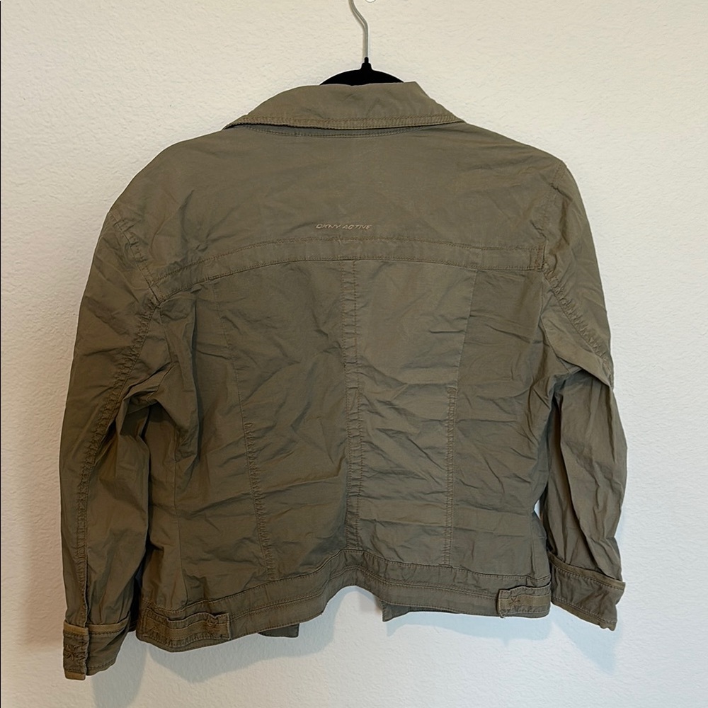 Khaki Button-Up Jacket - Picture 4 of 5